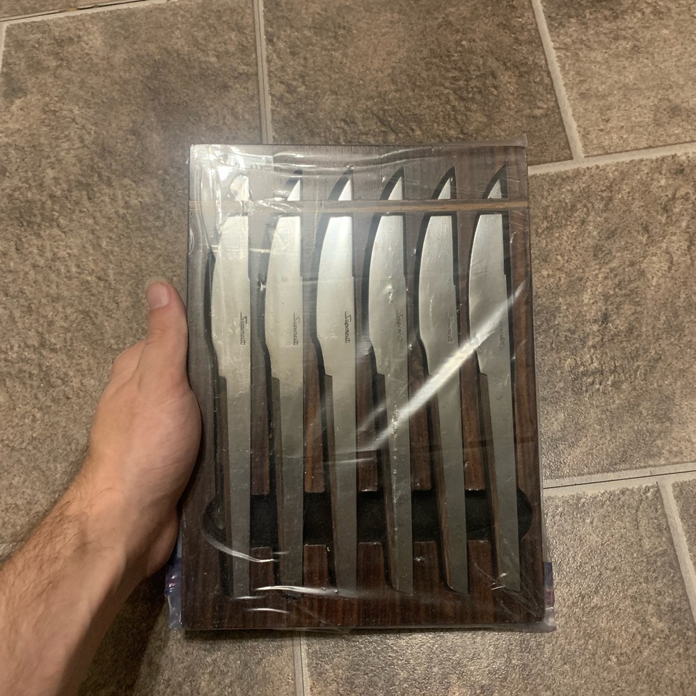 Supercut kutlery steak knives set of 6 stainless steel made in Japan